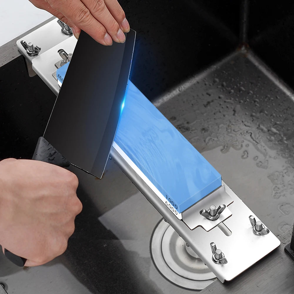 ARTIDGE Stainless Steel Whetstone Holder – Adjustable Knife Sharpening Stand for 99% Sinks & Stones, Heavy Duty 612g Rustproof Knife Sharpening Tool Rack