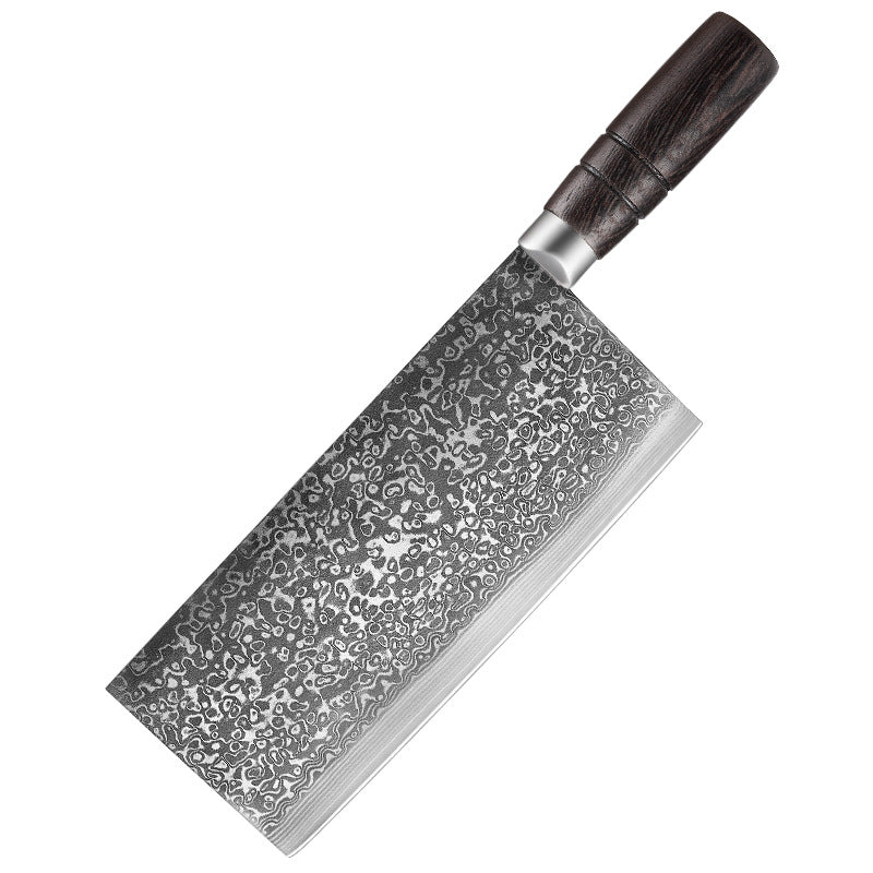 ARTIDGE Professional Damascus Steel Cleaver Knife – 8" Vegetable and Meat Knife, 67-Layer Forged Blade, 60±2 HRC, Ergonomic Rosewood Handle – Ultra-Sharp, Handcrafted Kitchen Chopper - Ci Series