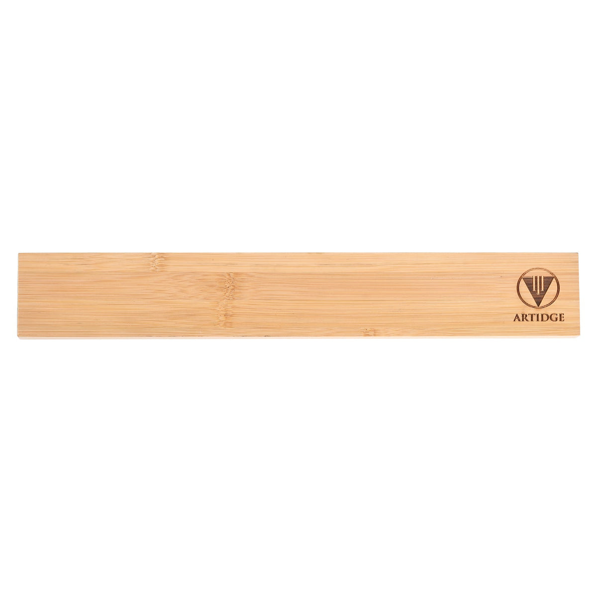 ARTIDGE Powerful Magnetic Knife Strip Holder 100% Natural Bamboo, 16in/41cm Eco-friendly Magnetic Knives Strip for Wall, Utensils, and Tools, Easy No-Drill Installation Includes Adhesive & Screws