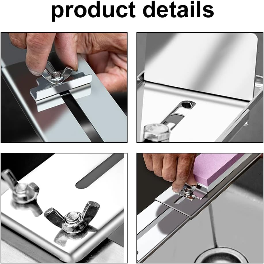 ARTIDGE Stainless Steel Whetstone Holder – Adjustable Knife Sharpening Stand for 99% Sinks & Stones, Heavy Duty 612g Rustproof Knife Sharpening Tool Rack