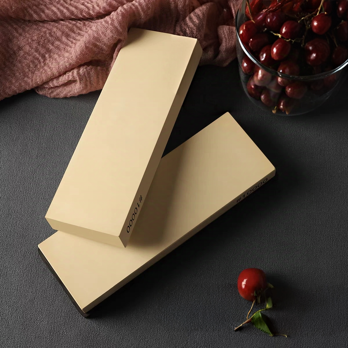 Large Size Professional Knife Sharpener White Corundum Whetstone Sharpening Stones Grinding Water Stone Kitchen Tool 10000 Grit
