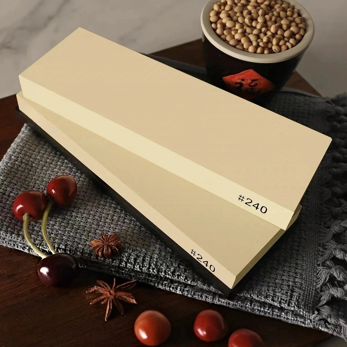 Large Size Professional Knife Sharpener White Corundum Whetstone Sharpening Stones Grinding Water Stone Kitchen Tool 240 Grit