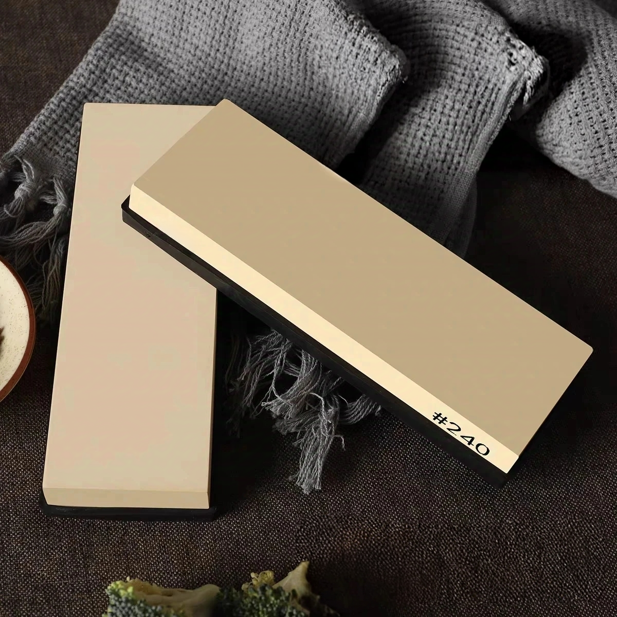 Large Size Professional Knife Sharpener White Corundum Whetstone Sharpening Stones Grinding Water Stone Kitchen Tool 240 Grit