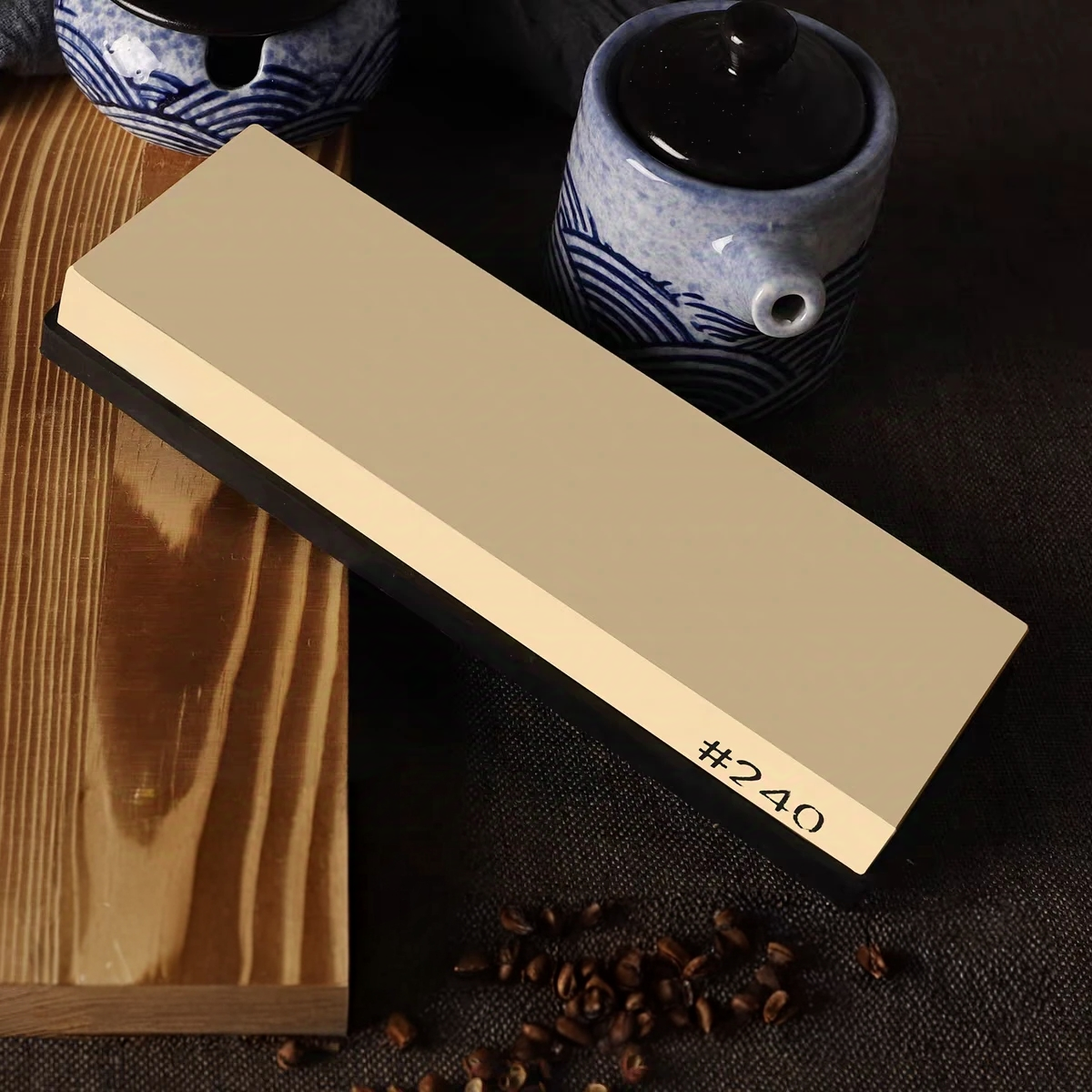 Large Size Professional Knife Sharpener White Corundum Whetstone Sharpening Stones Grinding Water Stone Kitchen Tool 240 Grit