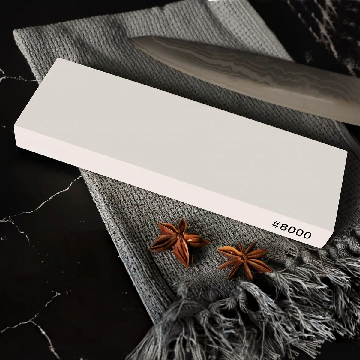 Large Size Professional Knife Sharpener White Corundum Whetstone Sharpening Stones Grinding Water Stone Kitchen Tool 8000 Grit