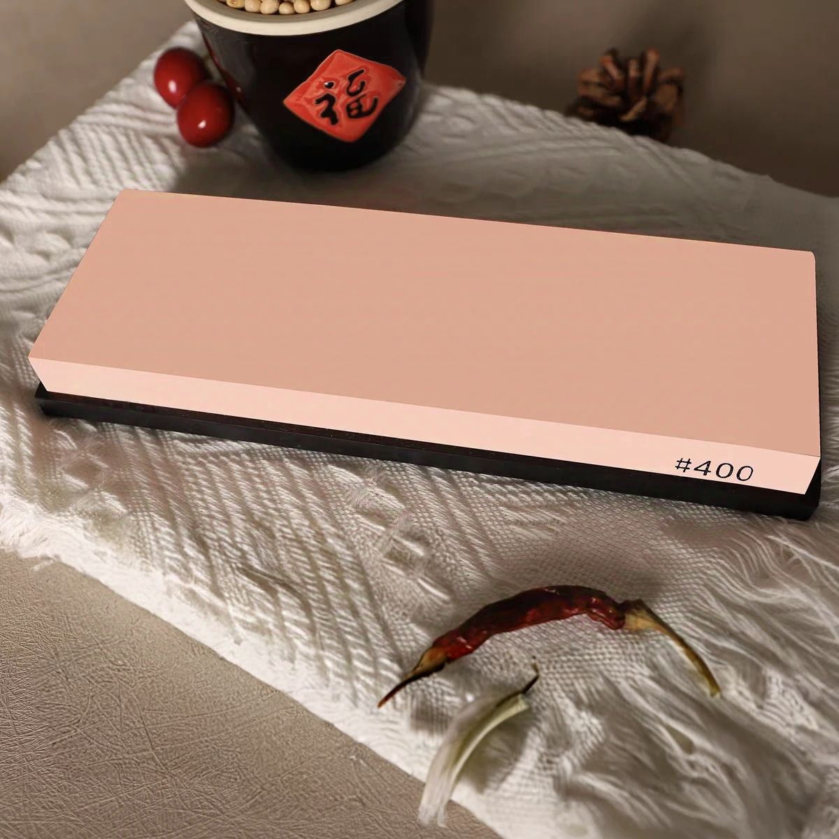 Large Size Professional Knife Sharpener White Corundum Whetstone Sharpening Stones Grinding Water Stone Kitchen Tool 400 Grit